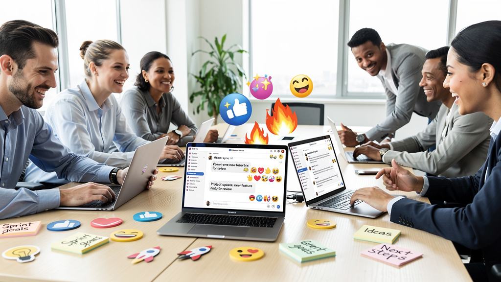 Pourquoi les emoji Slack transforment le travail en équipe